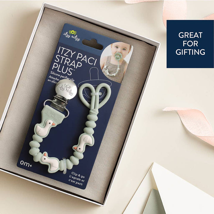 Itzy Ritzy - *NEW OPTIONS* Itzy Paci Strap Plus™: Pink Bows