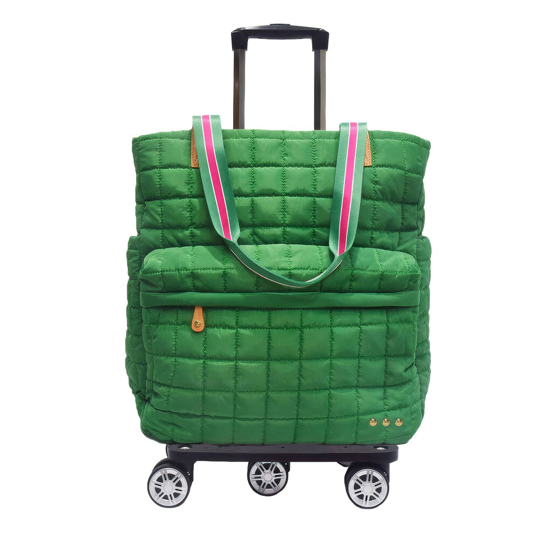 Emerald Tenley Quilted Tote Roller Bag