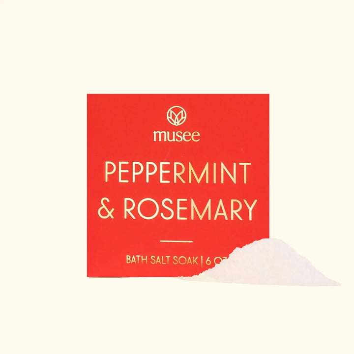 Musee - Peppermint & Rosemary Mini Salt Soak
