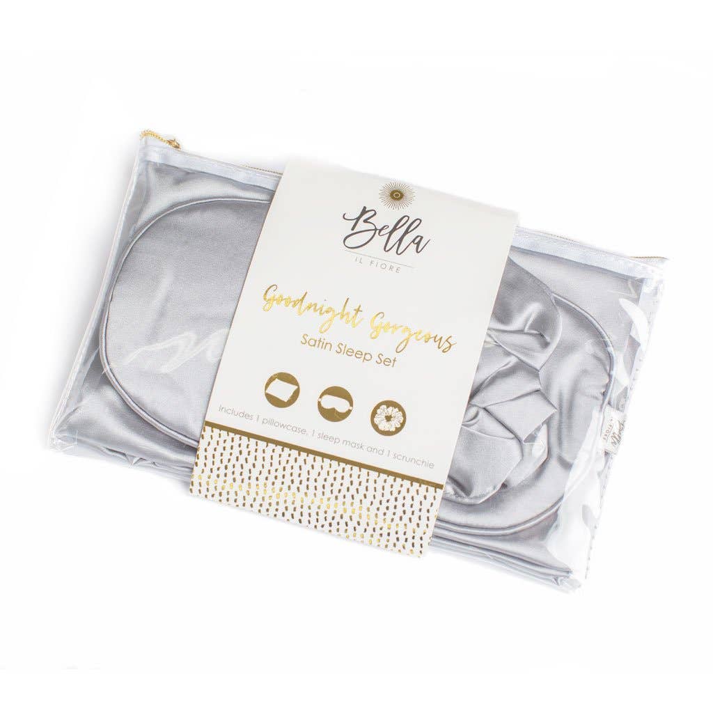 Angle - Goodnight Gorgeous Satin Sleep Set - Leopard