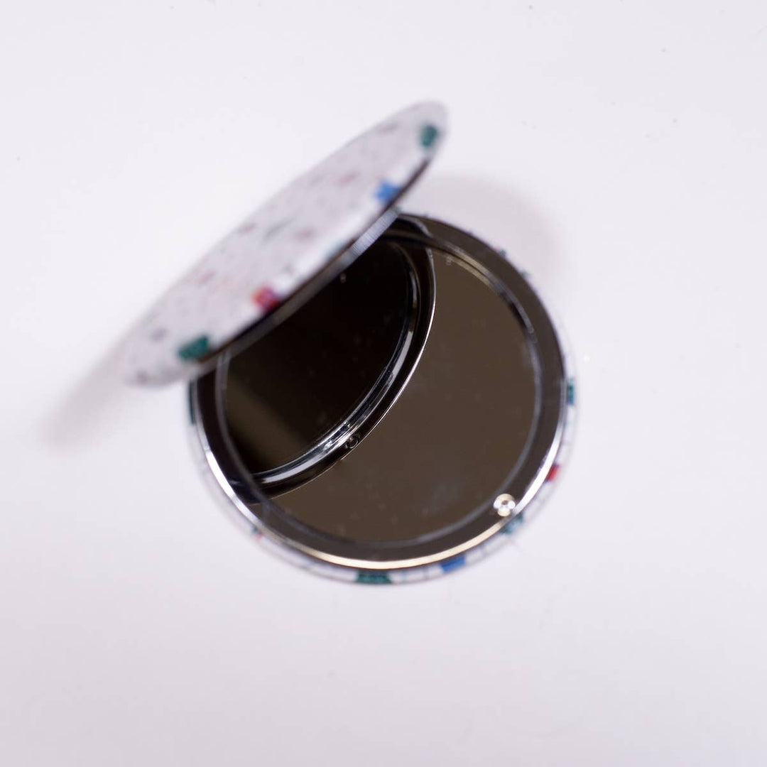 The Royal Standard - Nutcracker Waltz Pocket Mirror   White/Multi   2.75"