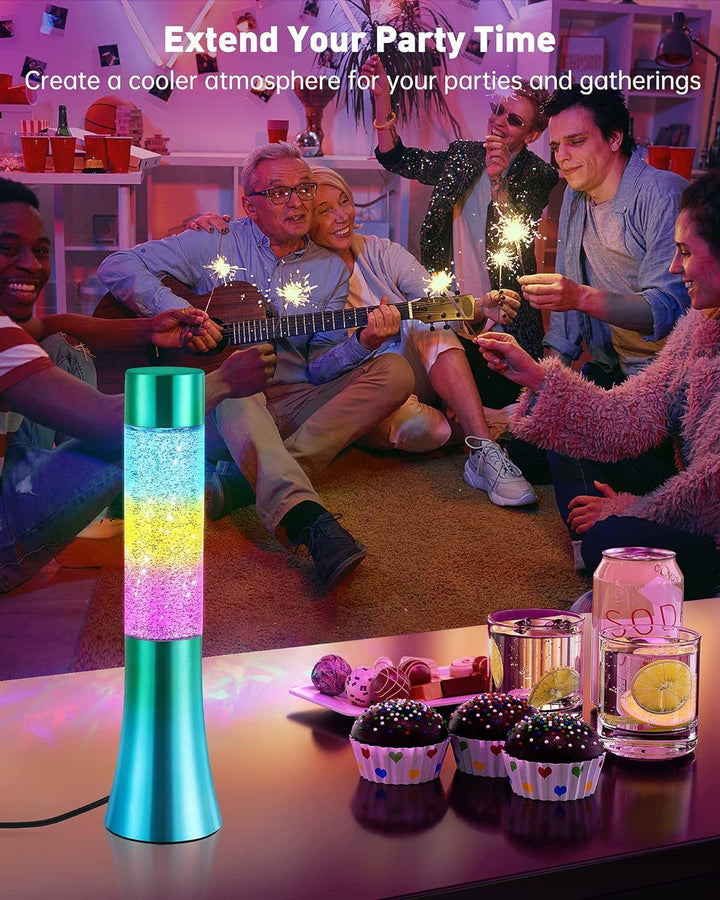 Tech Mod Lava Lamps – Glitter Green