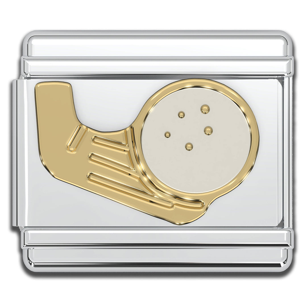 Natalia - Italian Bracelet Charm - Golf 9mm Links