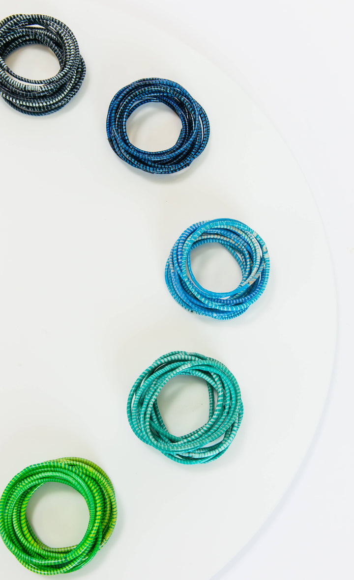 BECASA - Beach Bangles - Black