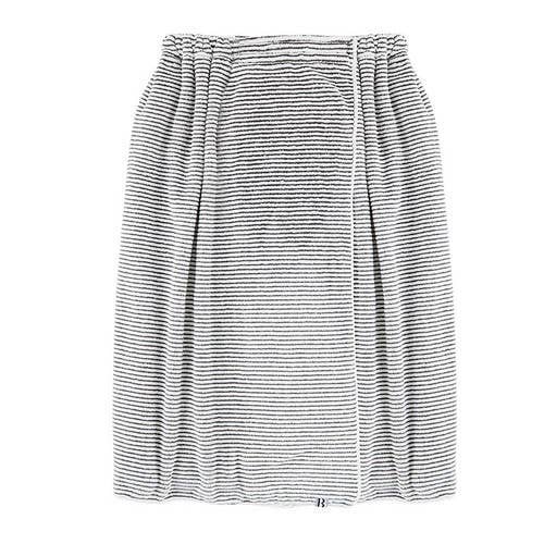 Angle - Bamboo Terry Spa Wrap - Grey