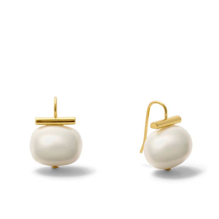 CC & Co by Catherine Canino - Statement Making Large Pebble Pearls
: White