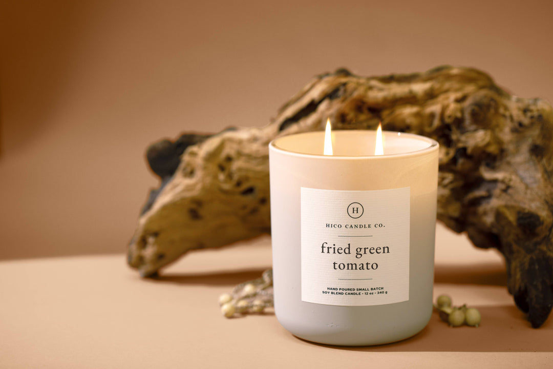 Hico Candle Co. - Fried Green Tomato Candle: 12oz Candle