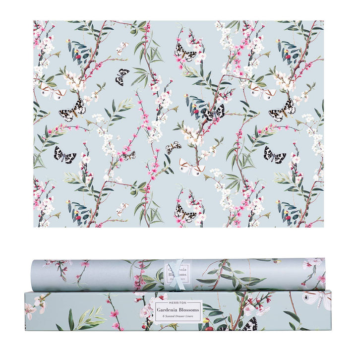 Merriton - Scented Drawer Liners - Gardenia Blossoms (6 Sheets)