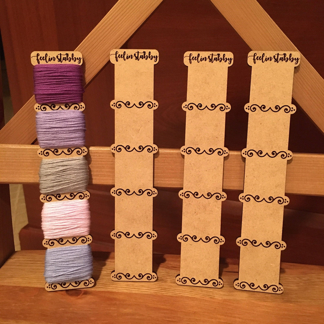 Snarky Crafter Designs - Embroidery Floss Organizer for 5 Colors: Set of Two