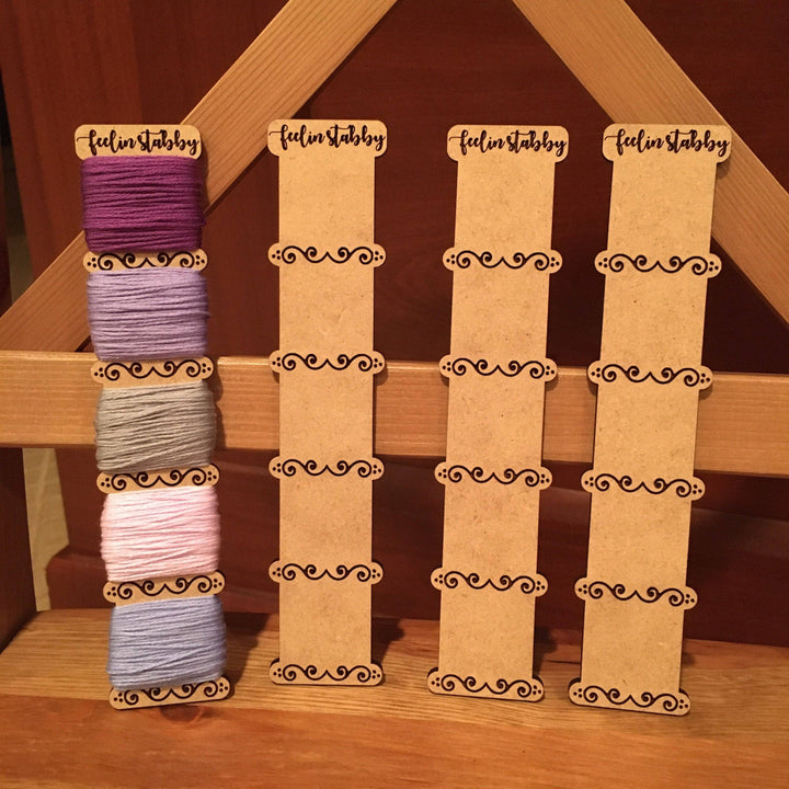 Snarky Crafter Designs - Embroidery Floss Organizer for 5 Colors: Set of Two