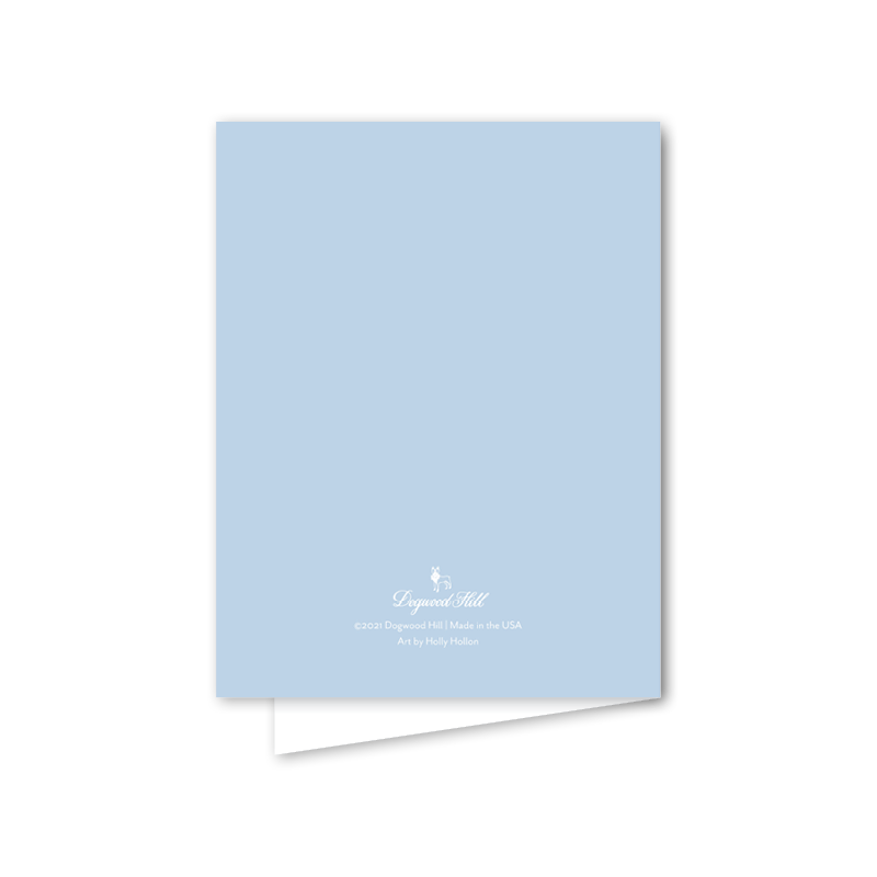 Dogwood Hill - Neoclassic Cross Blue Card: Single Card