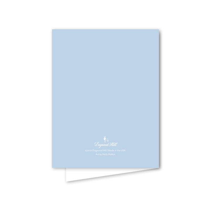 Dogwood Hill - Neoclassic Cross Blue Card: Single Card