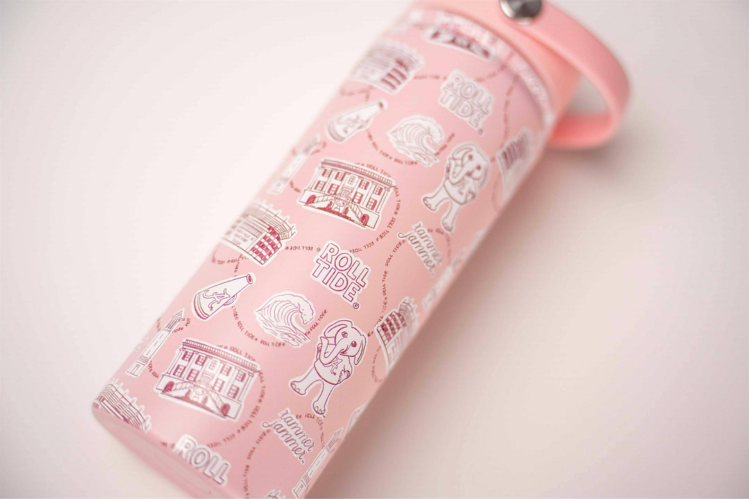 Gracefully Made Art - Alabama 18 oz Insulated Water Bottle