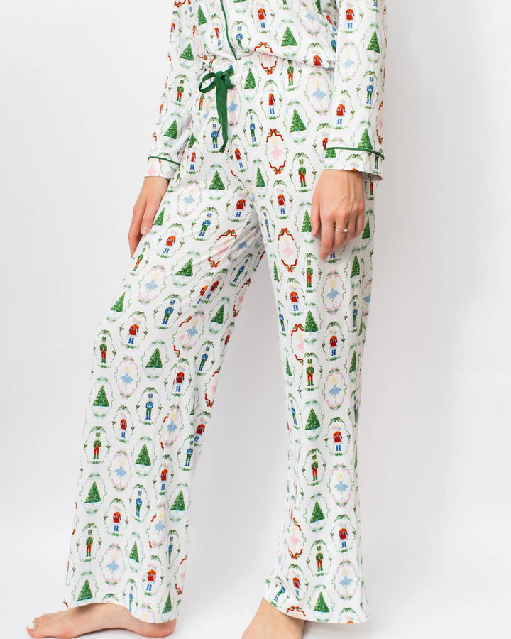 The Royal Standard - Nutcracker Waltz Sleep Pants   White/Multi   -Asst.: Large