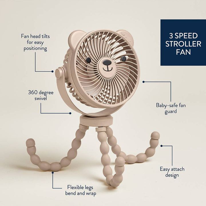 Itzy Ritzy - *NEW* Itzy Breeze 3-Speed Stroller Fan™: Pink