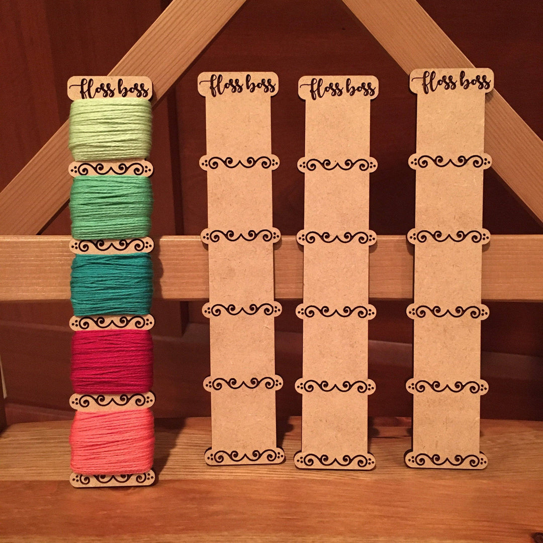 Snarky Crafter Designs - Embroidery Floss Organizer for 5 Colors: Set of Two