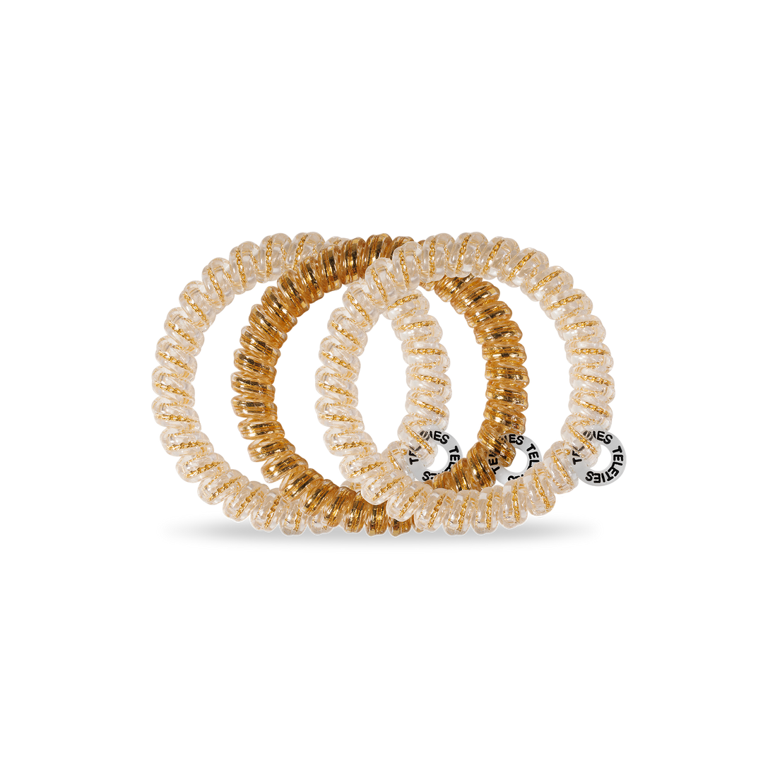 TELETIES - Spiral Hair Coils | Small | Luxury Living Hair Ties