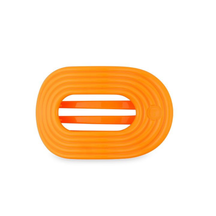TELETIES - Flat Round Hair Clip | Medium | Day Rave