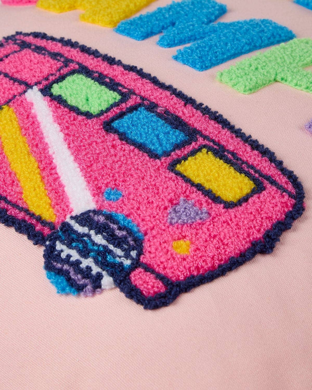 Infinity Classics International Inc. - Happy Camper Autograph Pillow: Peachy Pink / One Size