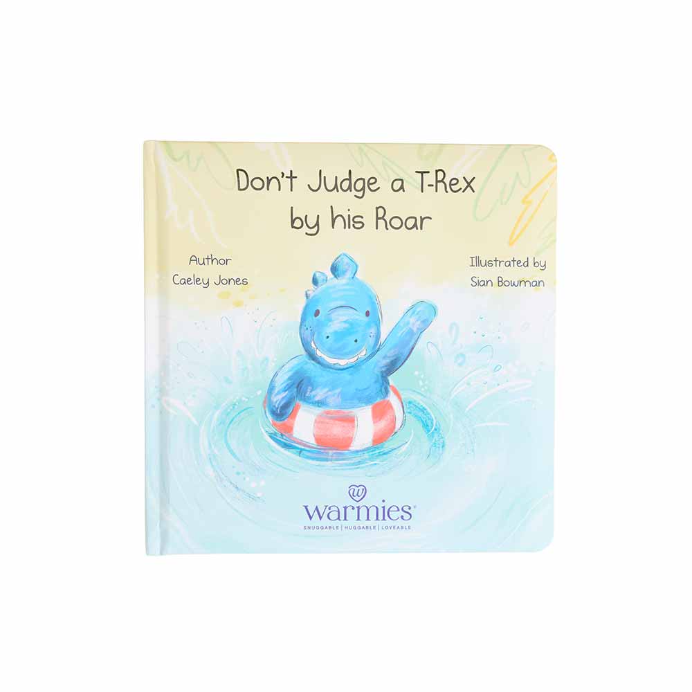 Warmies - Lavender Scented Plush - Gifts - Summer Market - Don't Judge a T-Rex by his Roar Board Book