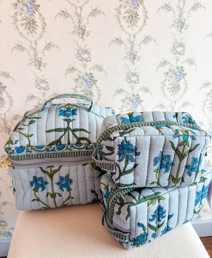 Heart of Grace - Iris Luxe | Quilted Cosmetic Bag