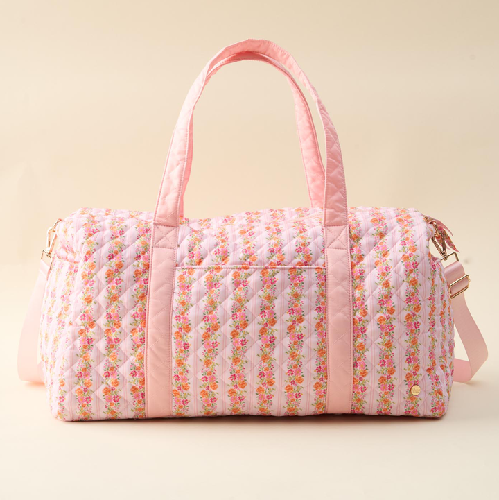 The Darling Effect - On-the-Go Quilted Weekender Bag-Petal Parade Pink