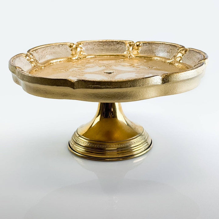 Via Graceffo - Florentine Carved Gilded Wood Cake Stand