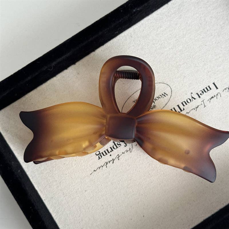 Sweetkama - Ladies Simple Fashionable Bow Hair Clip FJ891724: Leopard
