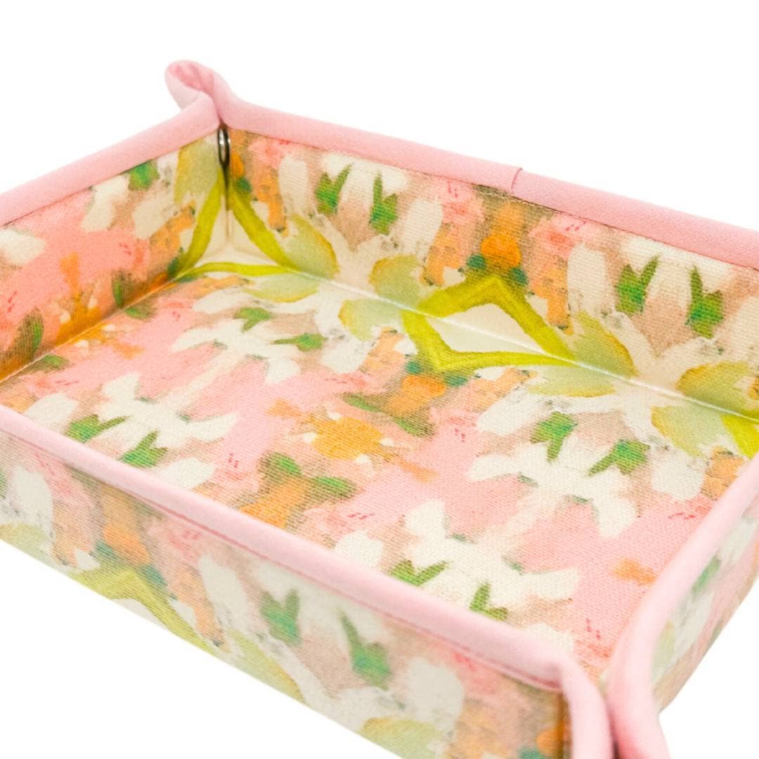 Laura Park Designs - White Lotus Snap Tray: One Size