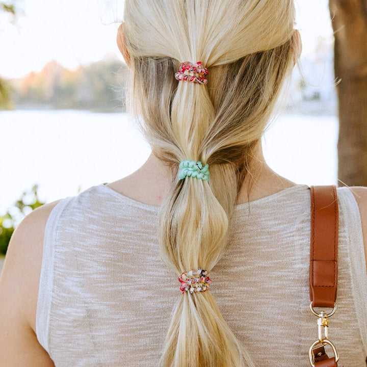TELETIES - Spiral Hair Coils | Small | Spring Splash