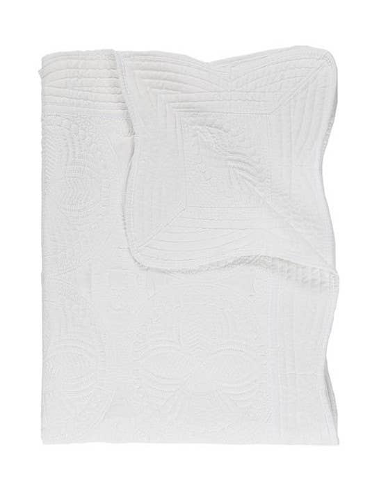 Zsa Zsa & LoLLi - Heirloom Quilt - Baby Quilt Blanket Swaddle Monogram: Baby Blue
