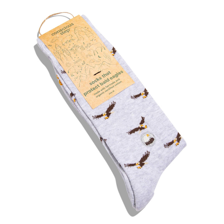 Conscious Step - Socks that Protect Bald Eagles: Medium