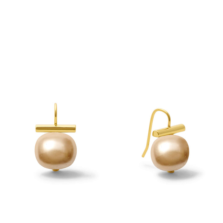 CC & Co by Catherine Canino - Classic Forever Fave Pebble Pearls Earrings~ Medium: White