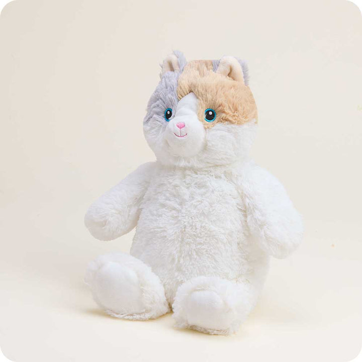 Warmies: America’s Favorite Microwave Plush Brand - Calico Cat Pet Toy Warmies Unscented Heatable Weighted