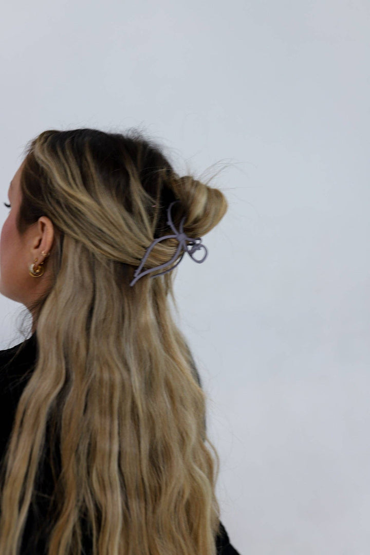 KAXI - THE METAL BOW CLAW ( 13 COLORS ): YELLOW GOLD