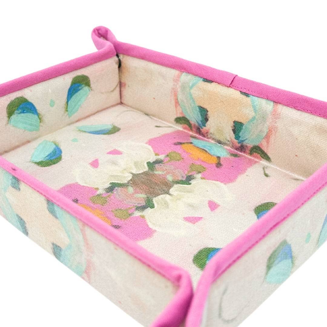 Laura Park Designs - Monet's Garden Pink Snap Tray: One Size