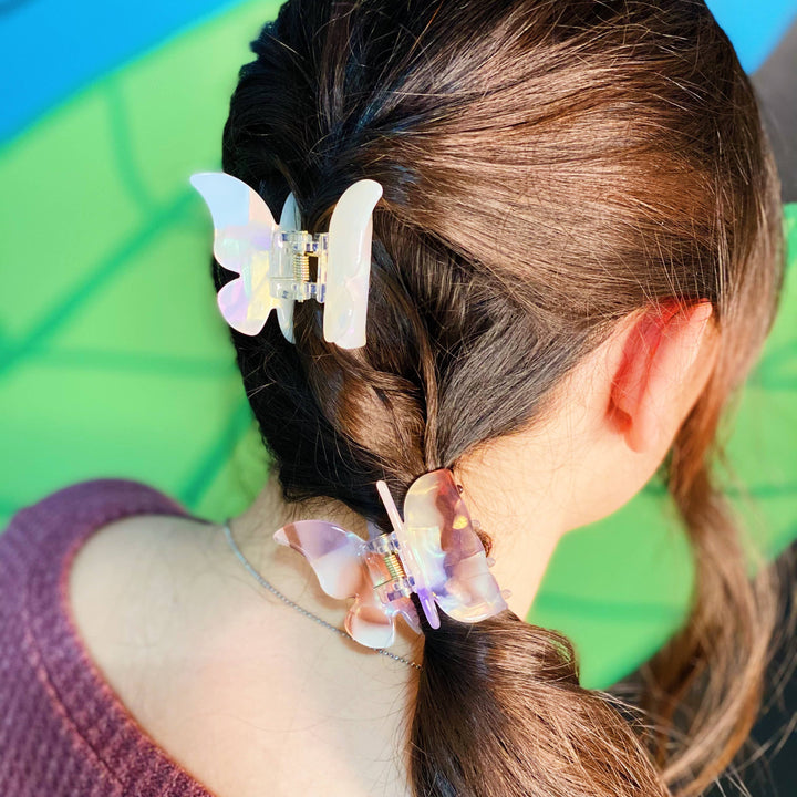 Ellison+Young - Butterfly Hair Claw: Dark Tortoise
