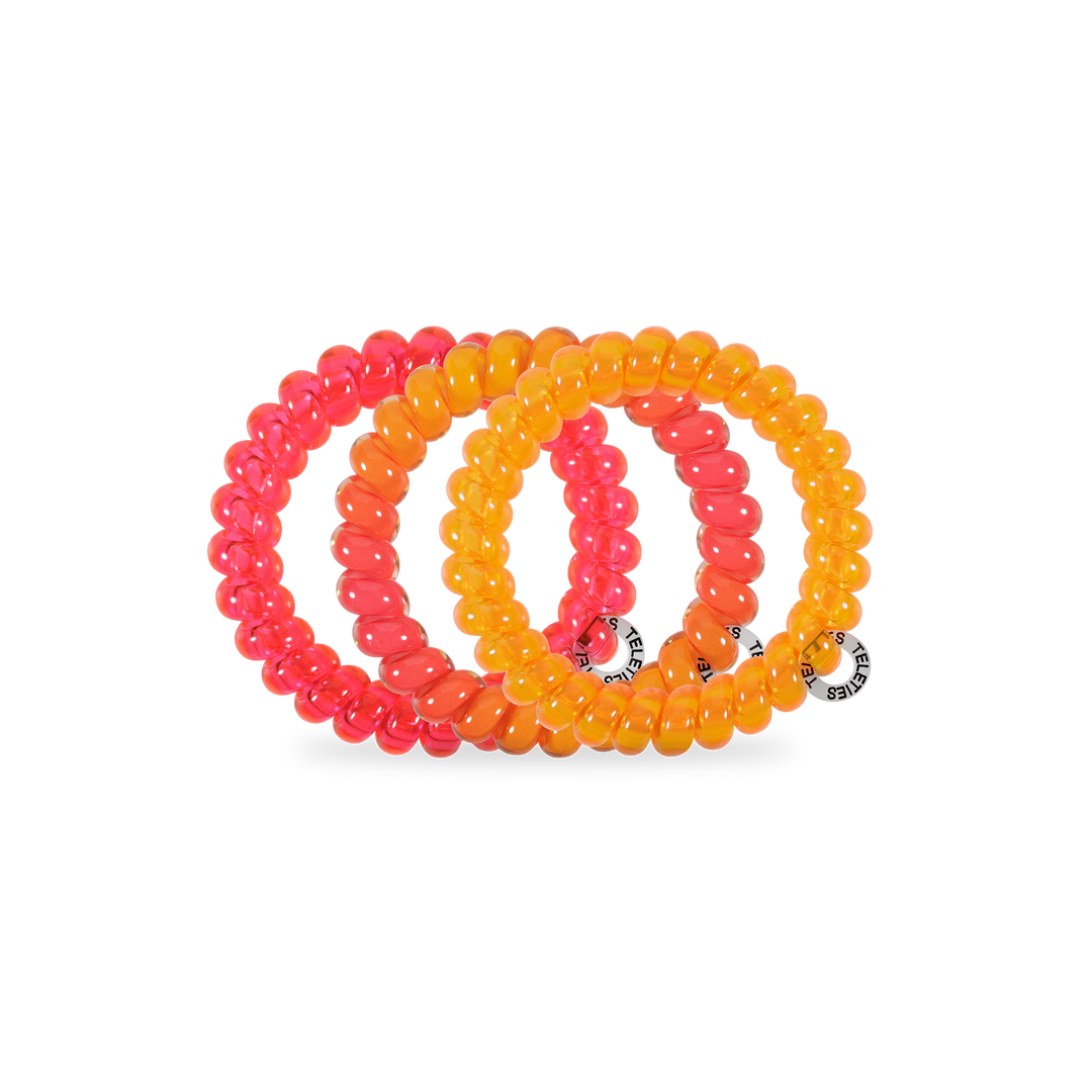 TELETIES - Spiral Hair Coils | Large | Day Rave