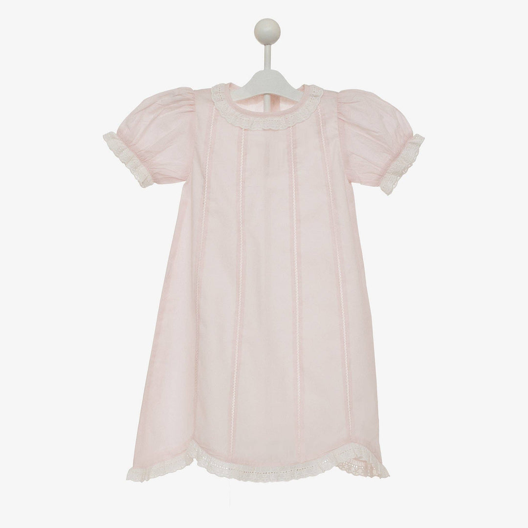 Lenora - BABY SPENCER  DAYGOWN - Pink / 0/3M