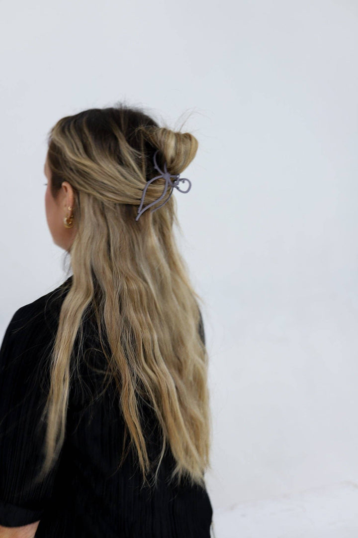 KAXI - THE METAL BOW CLAW ( 13 COLORS ): GREEN