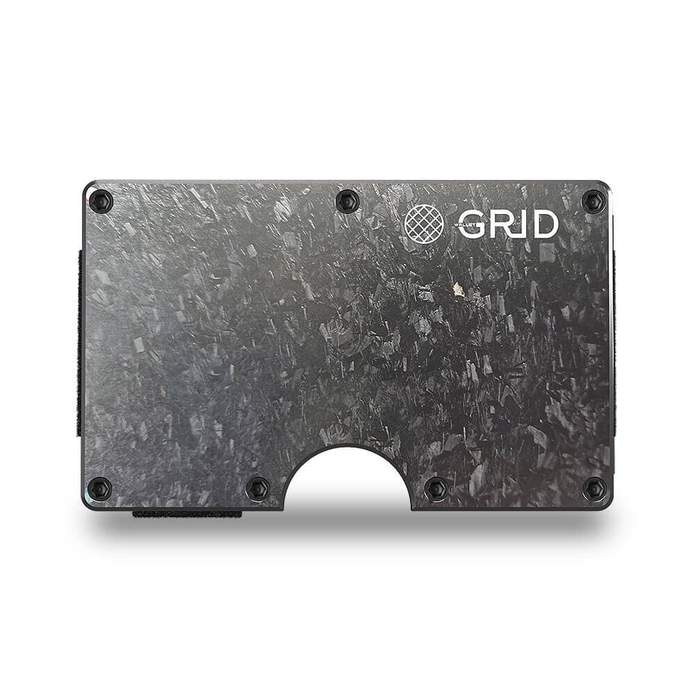 GRID Wallet - Grid Wallet // Forged Carbon: Carbon / Carbon / 3.38"L x 2.12"W x 0.23"H