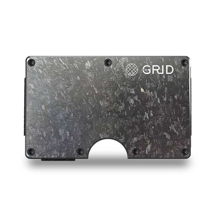 GRID Wallet - Grid Wallet // Forged Carbon: Carbon / Carbon / 3.38"L x 2.12"W x 0.23"H