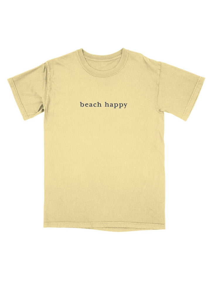 30A Gear - 30A Beach Happy Minimalistic T-Shirt: Light Green / S