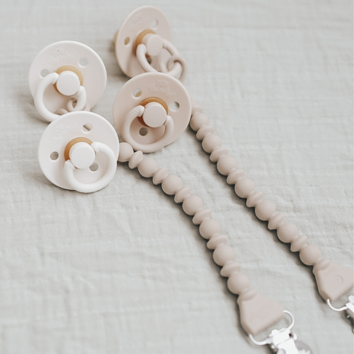 Itzy Ritzy - *NEW STYLES* Itzy Soother™ Natural Rubber Paci Sets: Pink Bow 0-6 M