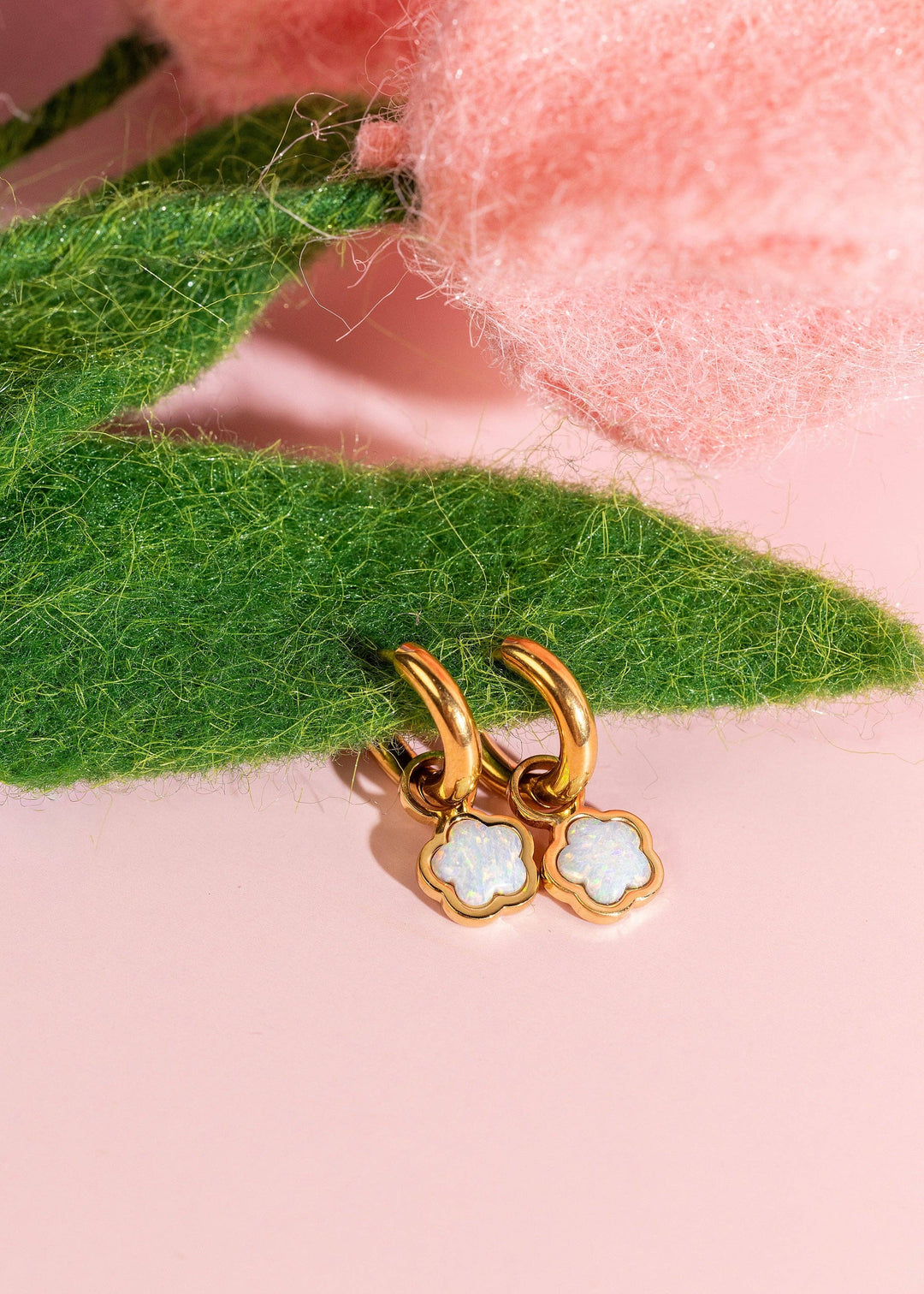 Pierced Co - Flower Opals Charm