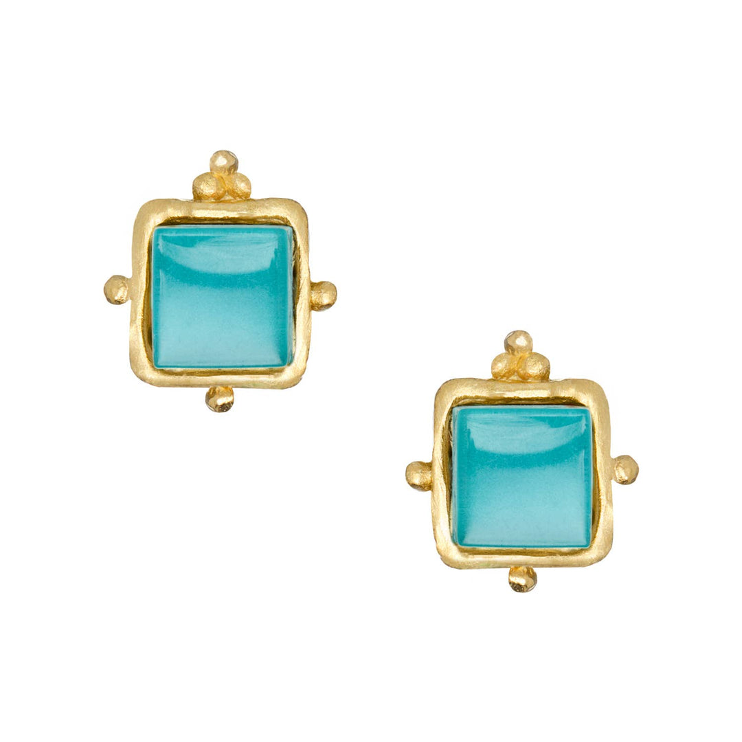 Susan Shaw - Charlotte Studs - Riviera Teal