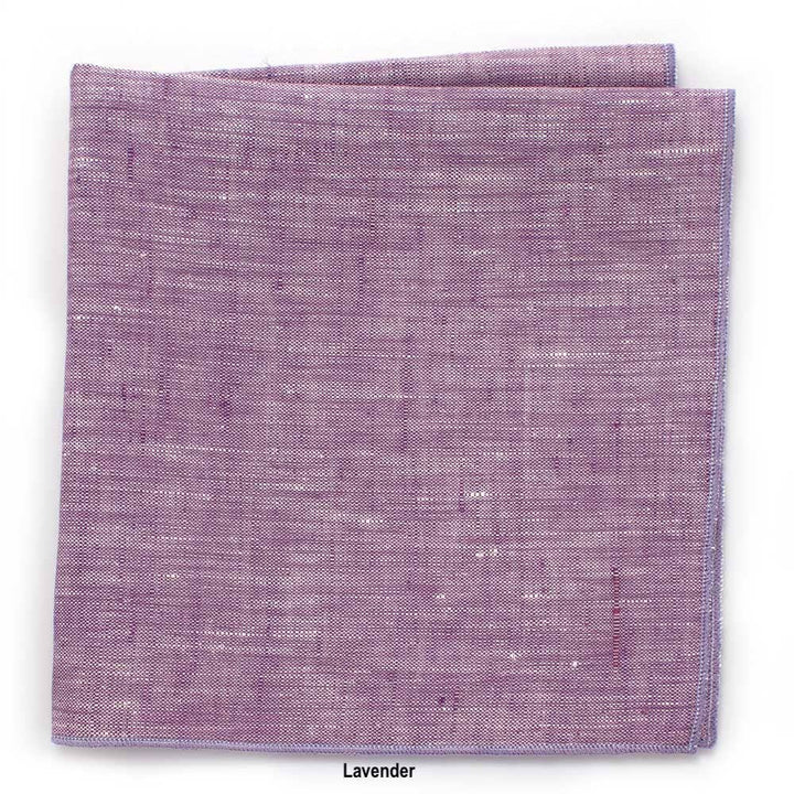 General Knot & Co. - Irish Linen Pocket Squares: Lavender