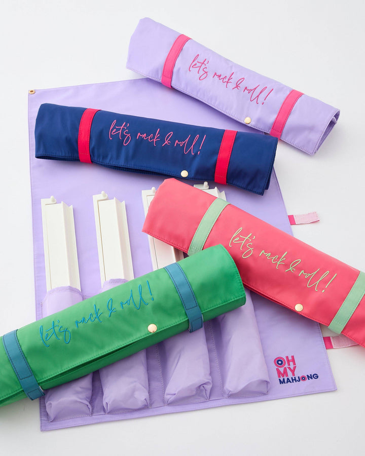 Oh My Mahjong Strawberry Pink Let's Rack & Roll Bag The Oaks