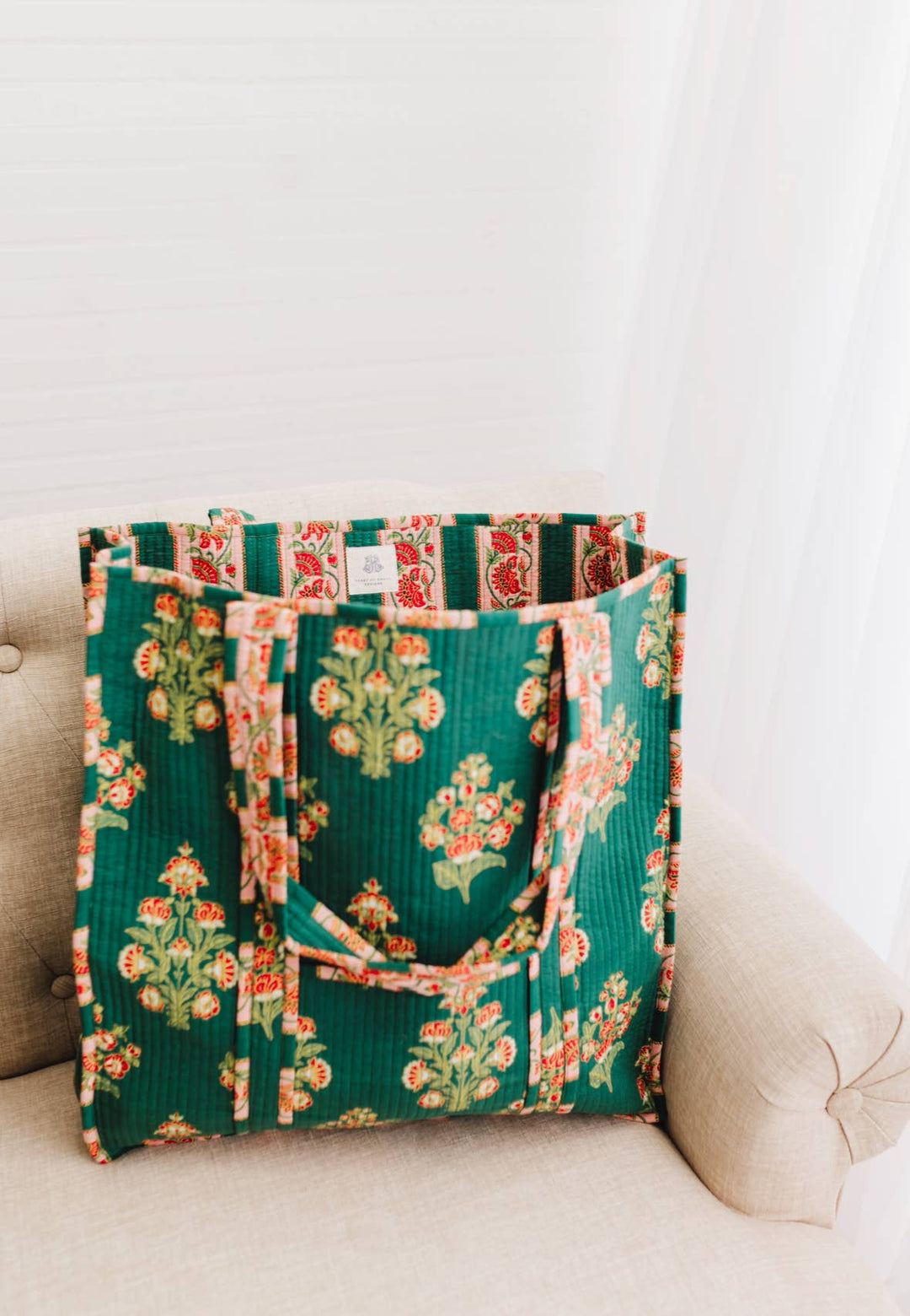 Heart of Grace - Elodie Luxe | Quilted Regular Tote Bag