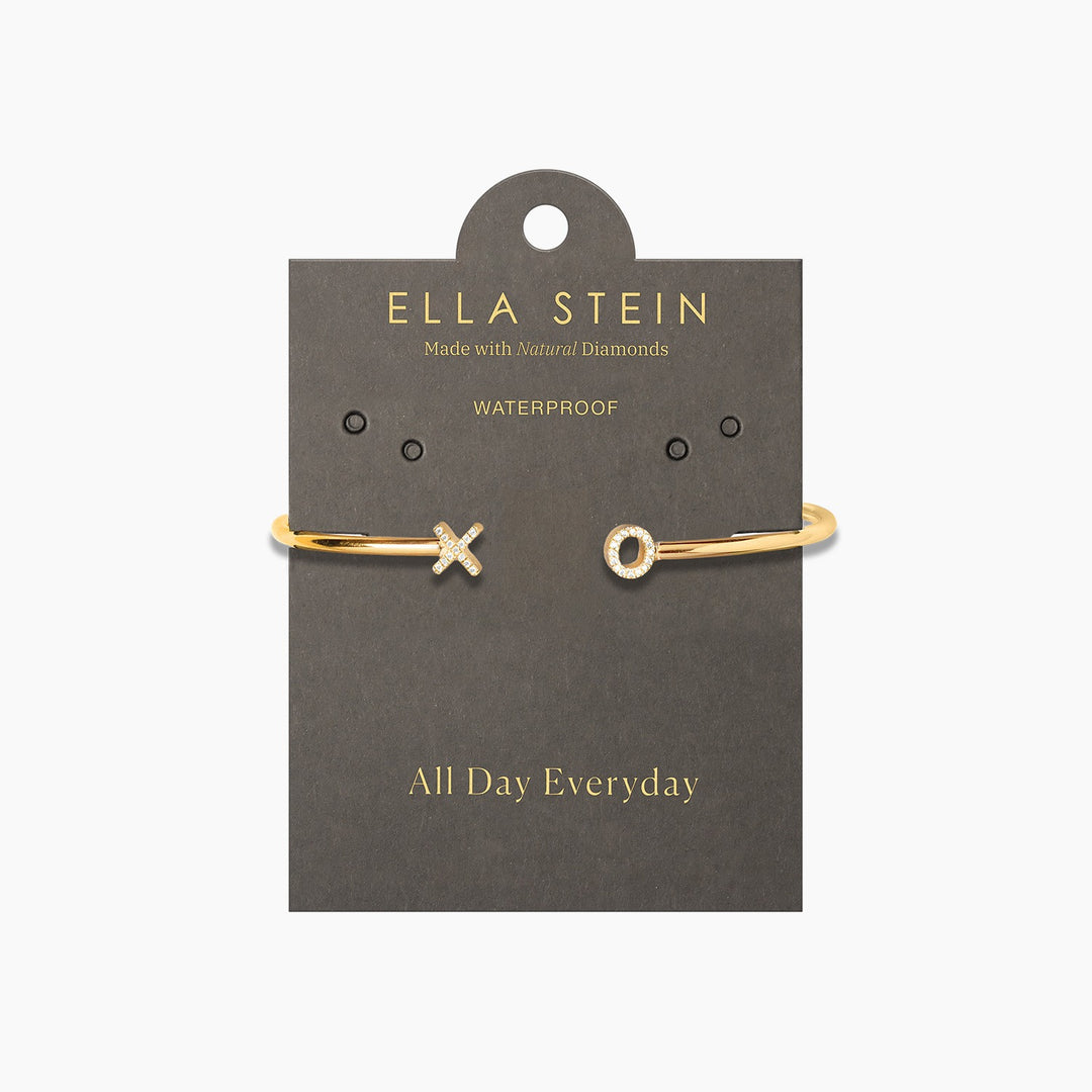 Gold XO Flexi Cuff Bracelet